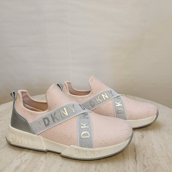 DKNY Girls Maddie Stretch Fitness Lifestyle Athletic and Training Shoes - Picture 3 of 6